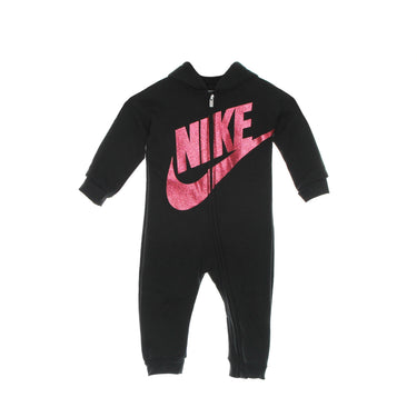 Nike, Tuta Intera Neonato Fleece Coverall Gift Giving, Black