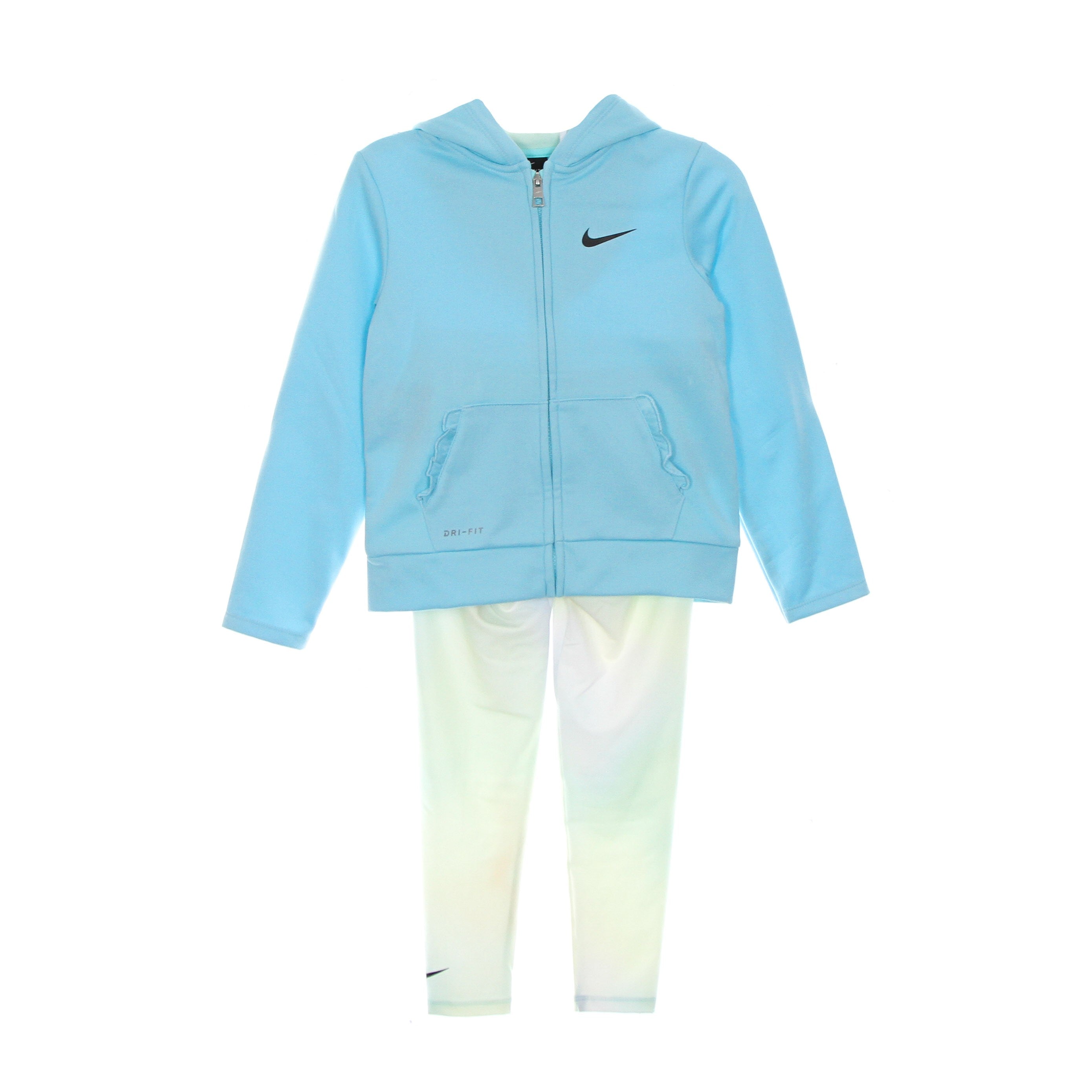 Nike, Completo Tuta Bambina Fz Therma Set W/ Aura Legging, Copa