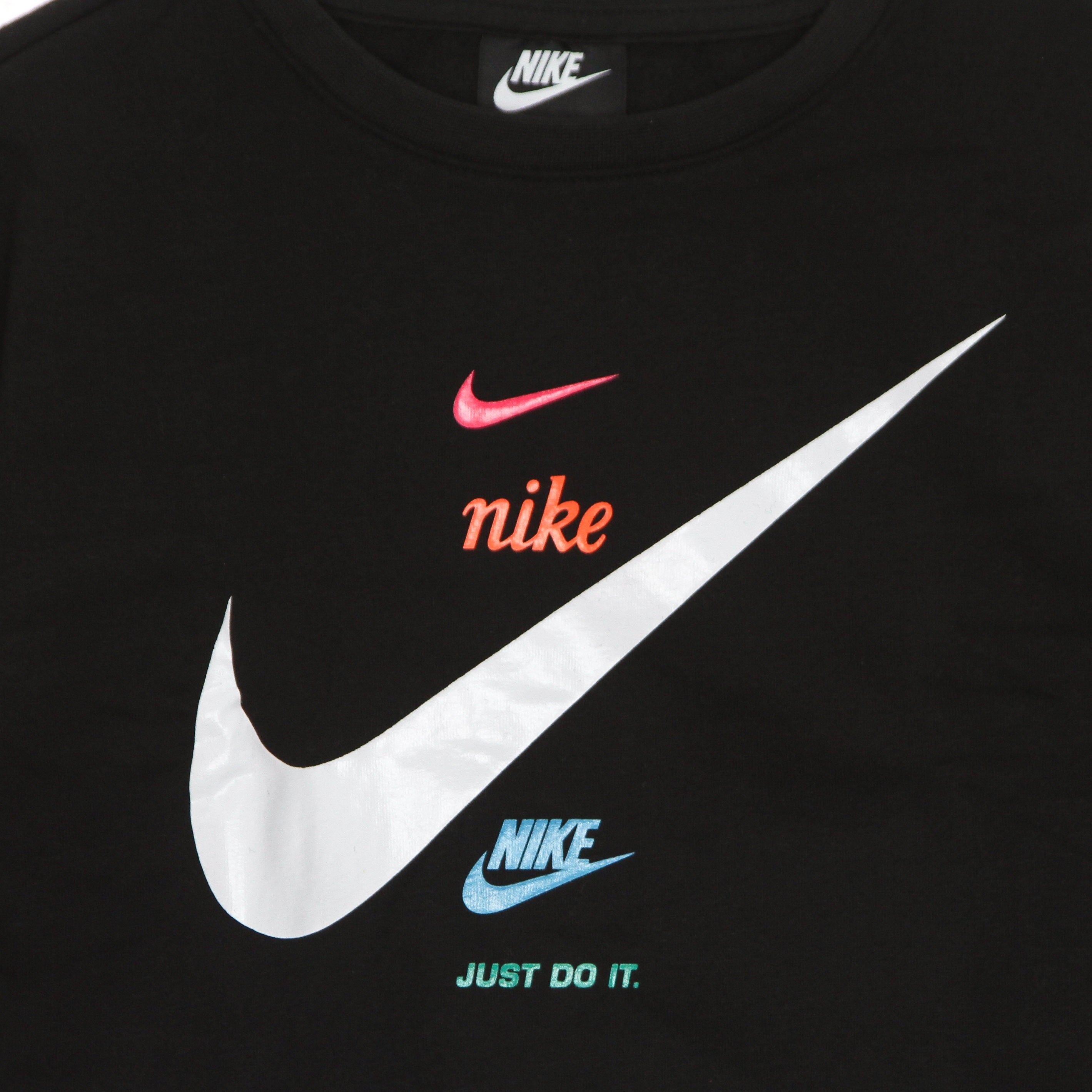 Nike, Felpa Girocollo Bambina Fleece Boxy Crew, 