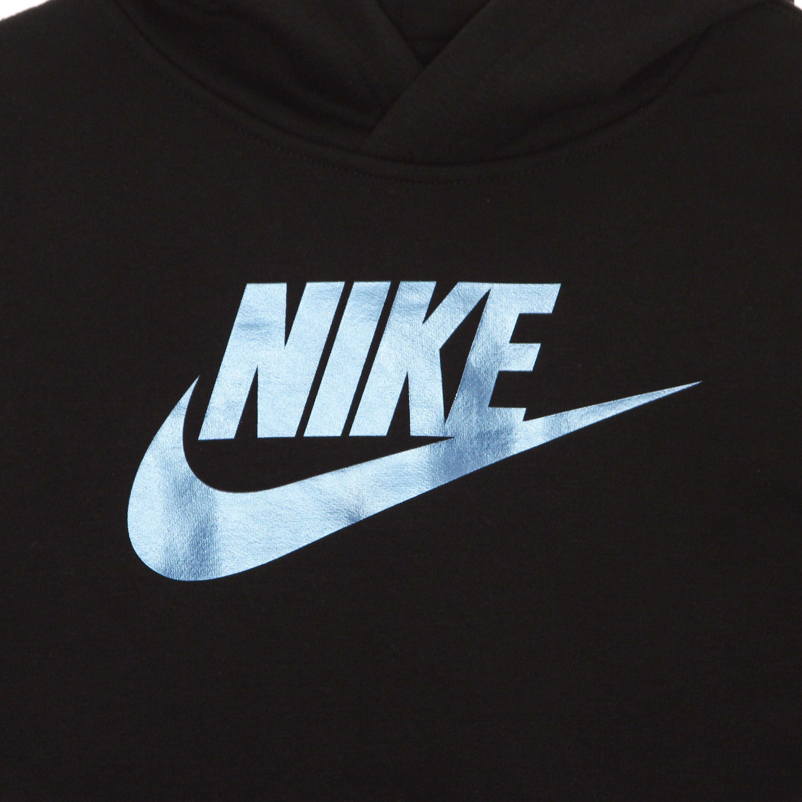 Nike, Felpa Cappuccio Bambino Metallic Htbrid Gifting Hoodie, 