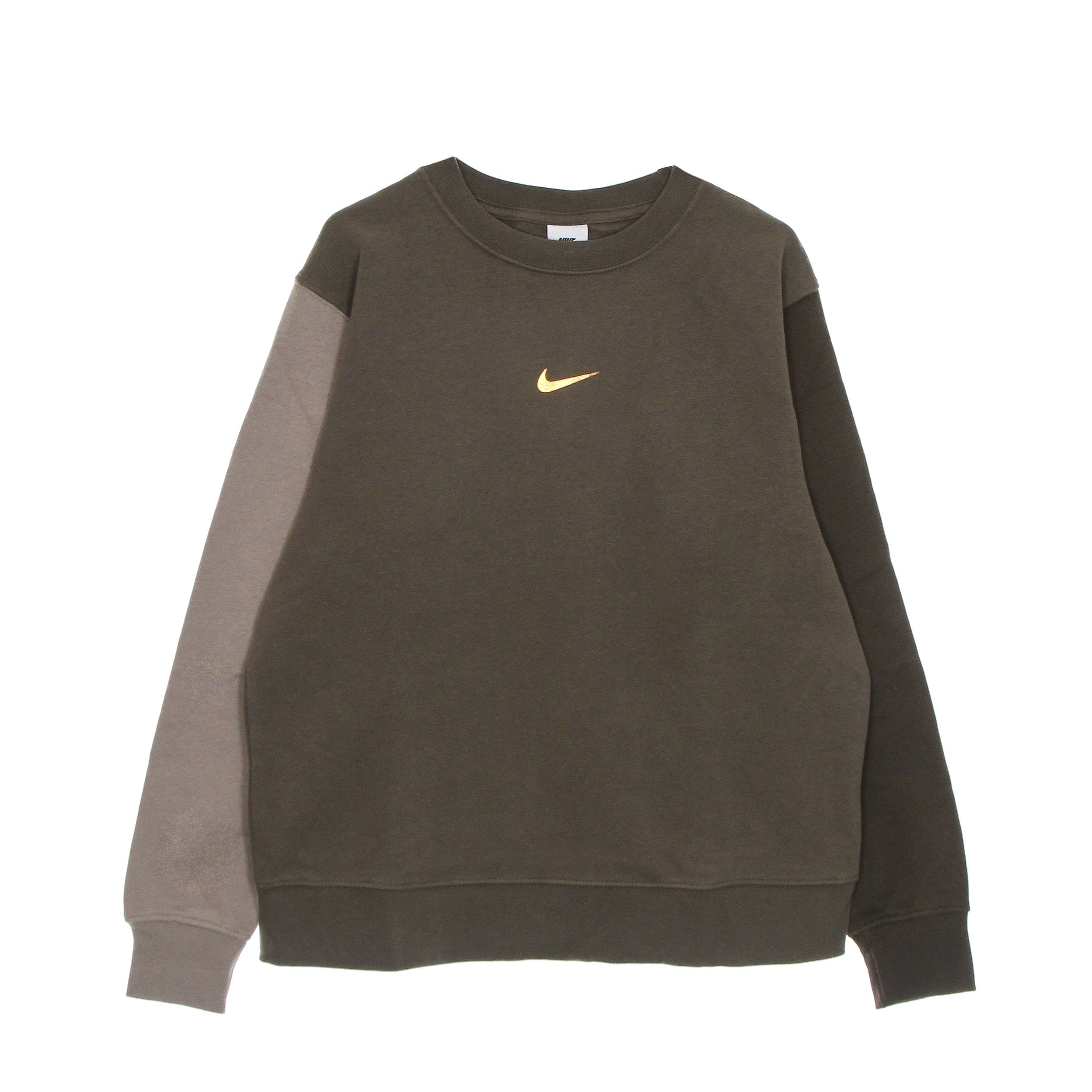 Nike, Felpa Girocollo Donna W Crew Lbr Swoosh, Ironstone
