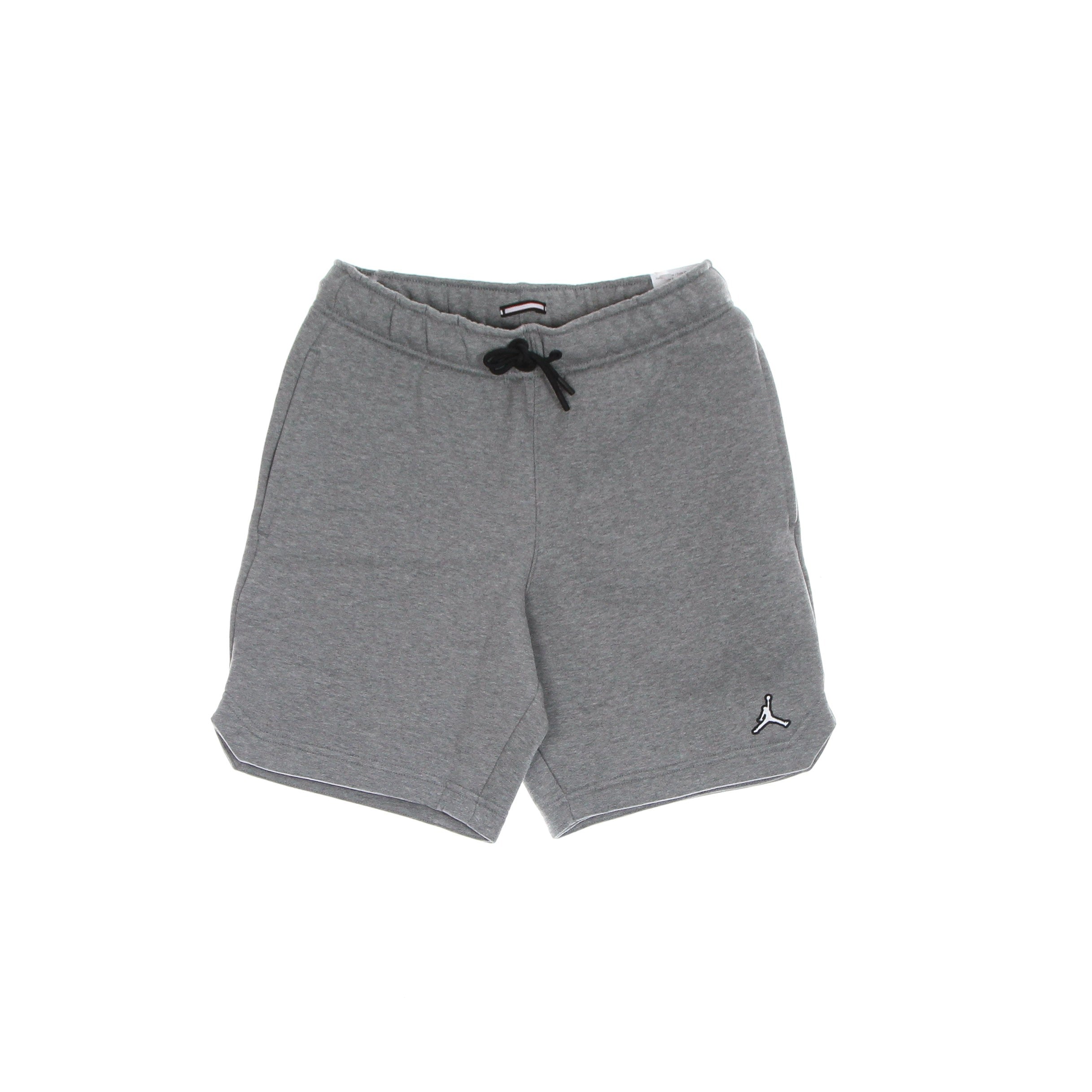 Jordan, Pantalone Corto Tuta Felpato Uomo Essentials Fleece Short, Carbon Heather/white