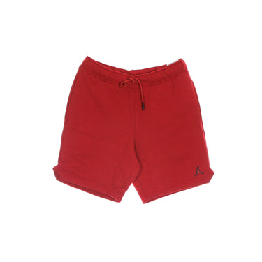 Jordan, Pantalone Corto Tuta Felpato Uomo Essentials Fleece Short, Gym Red/gym Red