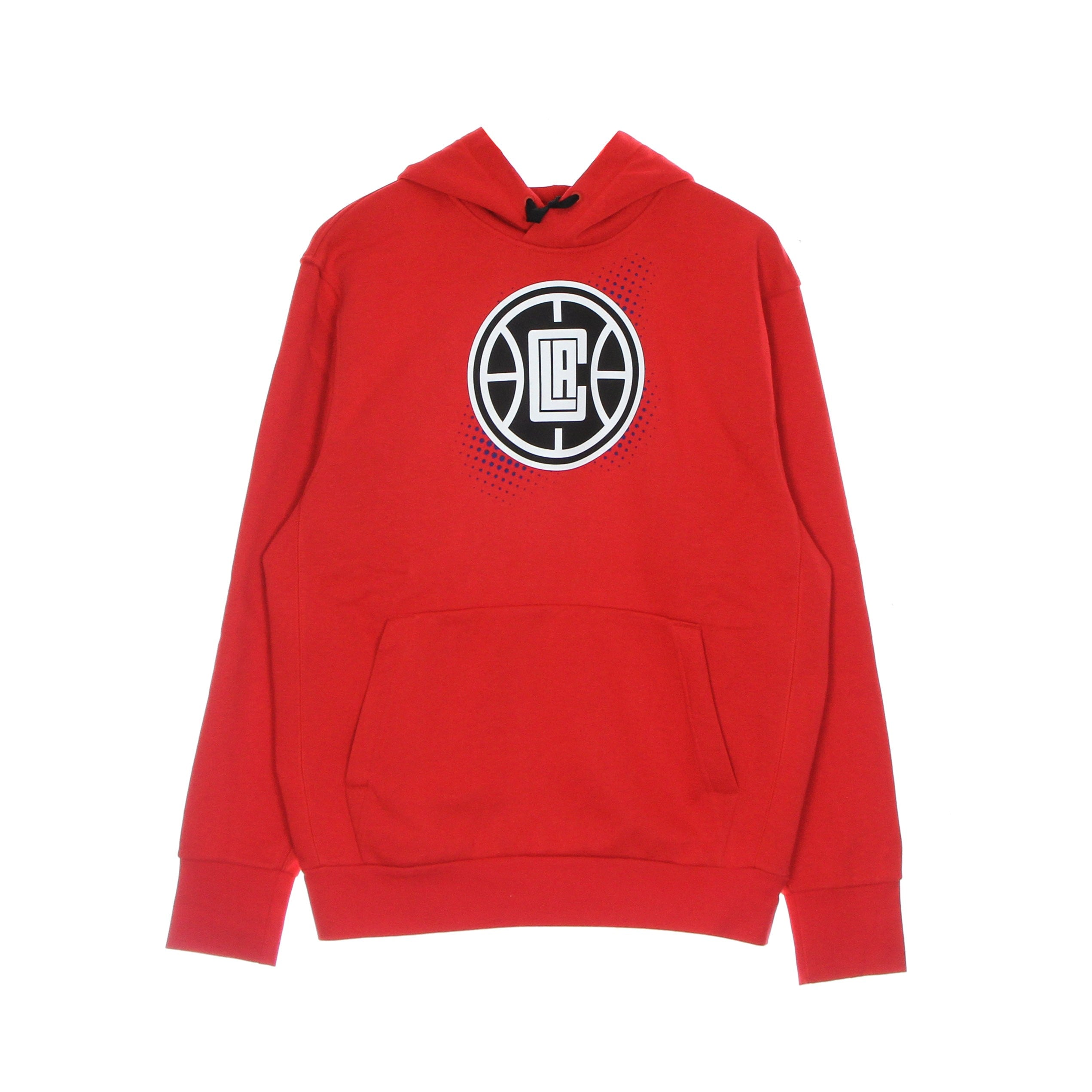 Nike Nba, Felpa Cappuccio Uomo Nba Fleece Po Essential Hoodie Loscli, University Red