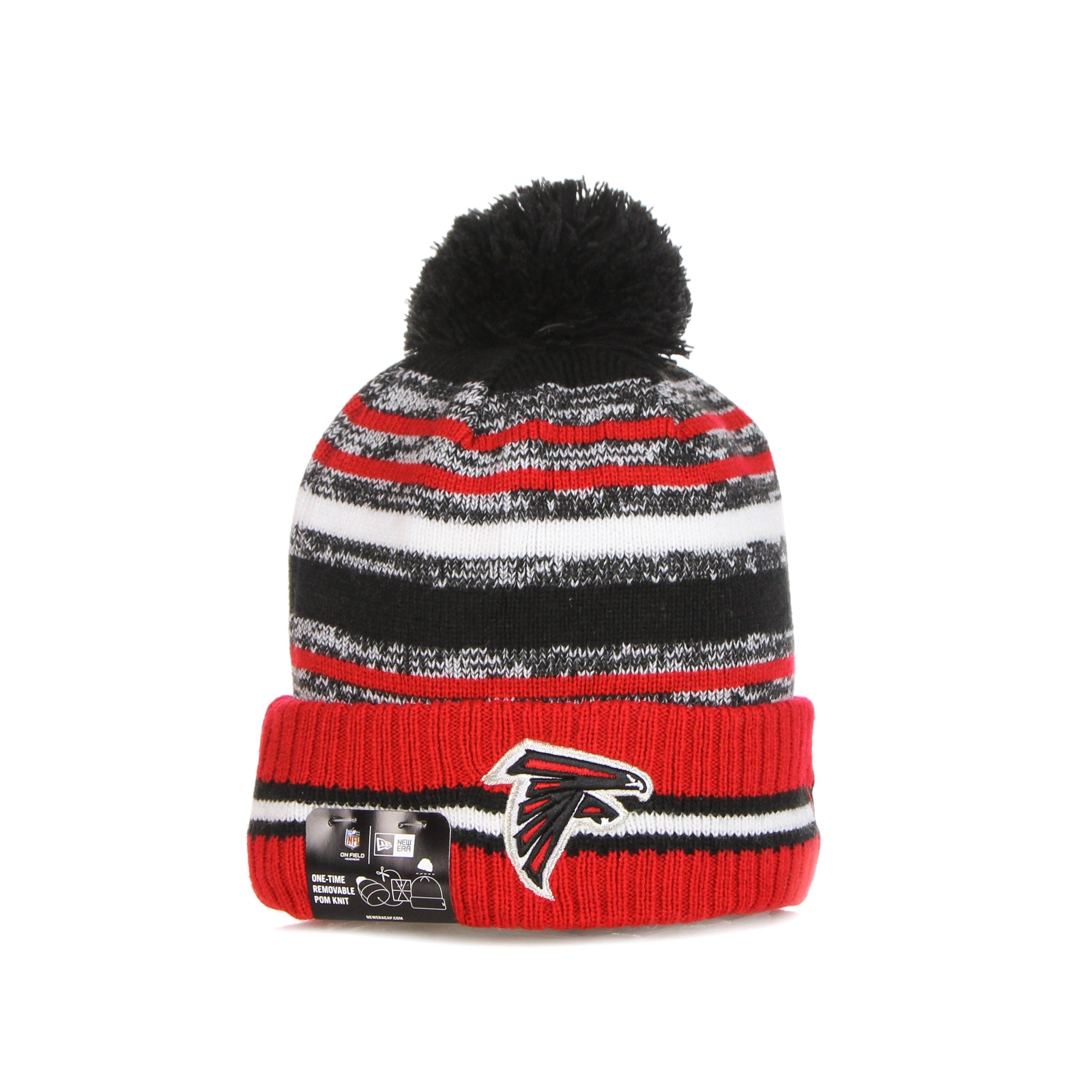 New Era, Cappello Pom Pom Uomo Nfl Sport Knit Atlfal, Original Team Colors