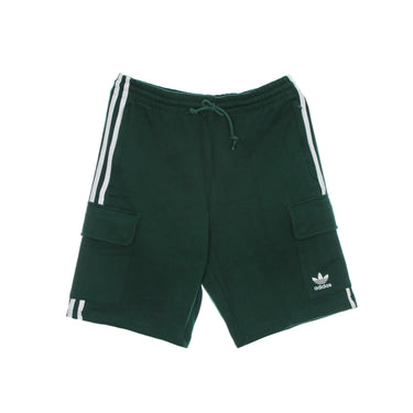 Adidas, Pantalone Corto Tuta Uomo 3-stripes Cargo Short, Collegiate Green