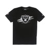 New Era, Maglietta Uomo Nfl Tear Logo Tee Lasrai, Black/gray