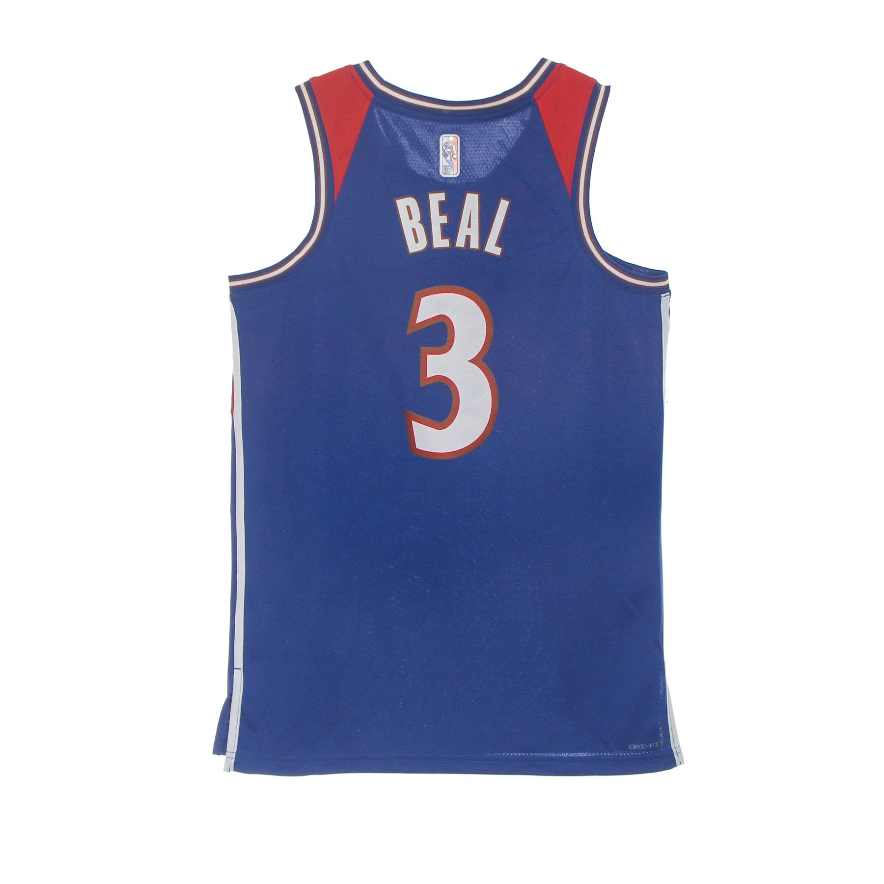 Nike Nba, Canotta Basket Uomo Nba Dri Fit Swingman Jersey City Edition 21 No 3 Bradley Beal Waswiz, Team Royal/university Red