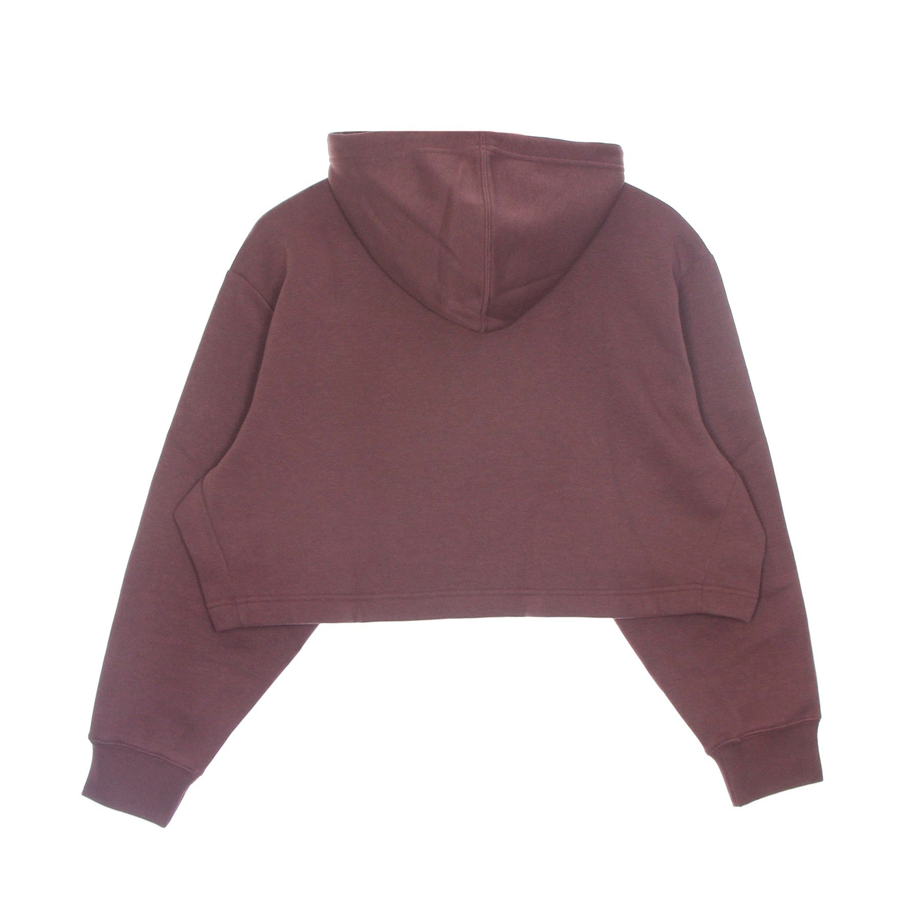 Adidas, Felpa Cappuccio Corta Donna Short Hoodie, Quiet Crimson