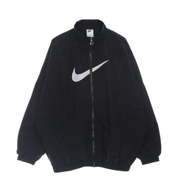 Nike, Giacca Tuta Donna Essential Woven Jacket, Black/white