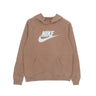 Nike, Felpa Cappuccio Donna Essential Hoodie, Rose Whisper/white