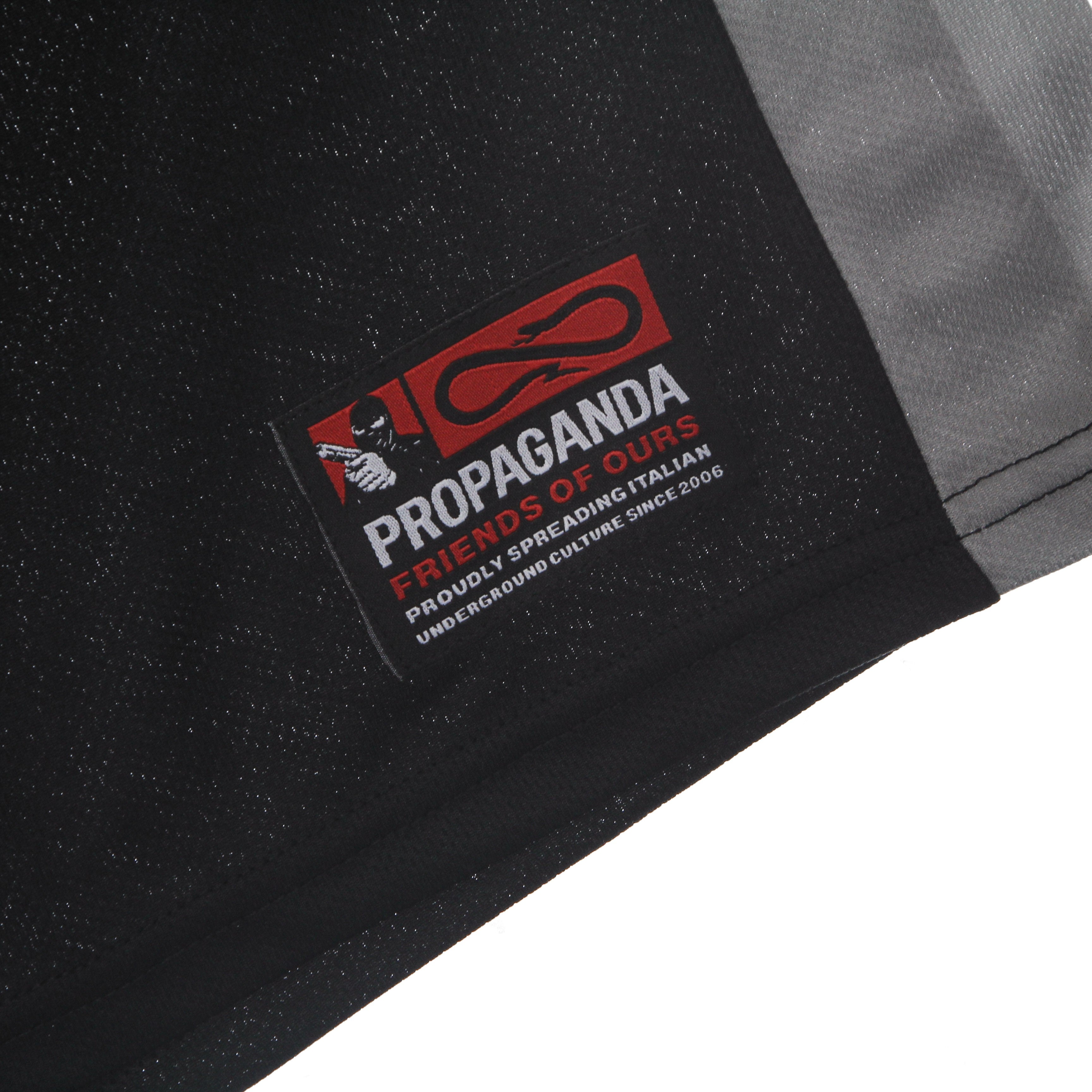 Propaganda, Pantaloncino Tipo Basket Uomo Black Basket Shorts, 