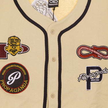 Men's Jacket Buttons Patch Baseball Jersey