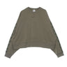 Nike, Felpa Leggera Girocollo Donna Pk Tape Oversize Crewneck, Matte Olive