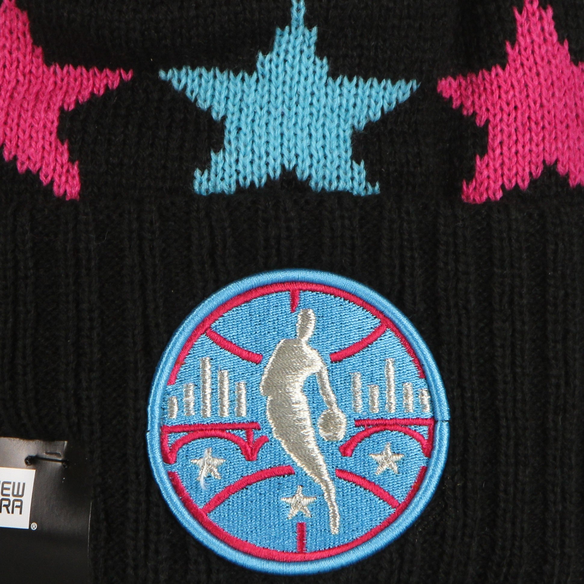 New Era, Cappello Pom Pom Uomo Nba Knit All Star Game Starry D1, 