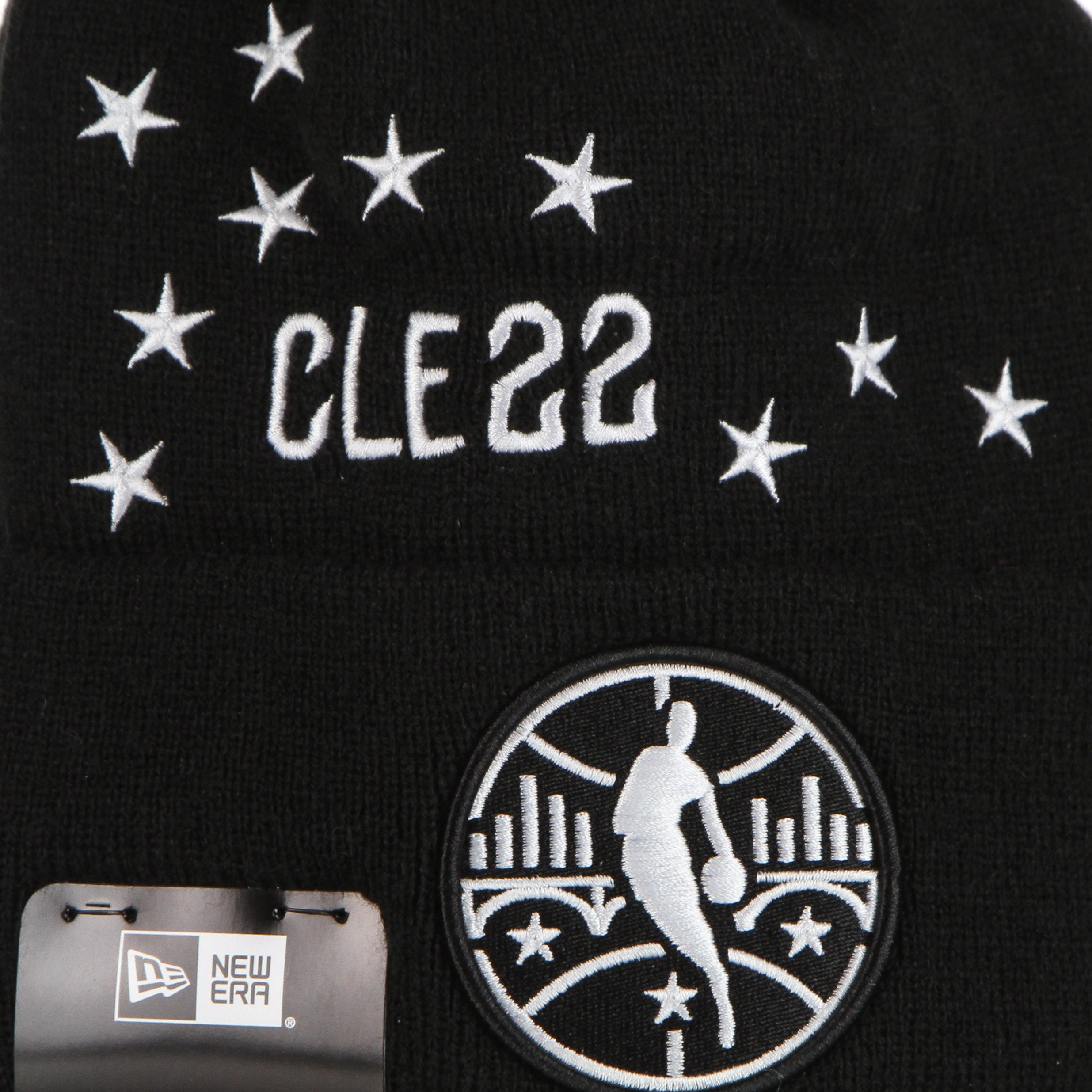 New Era, Cappello Uomo Nba Knit All Star Game City D1, Black