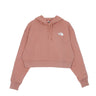 The North Face, Felpa Cappuccio Corta Donna Trend Crop Hoodie, Rose Dawn