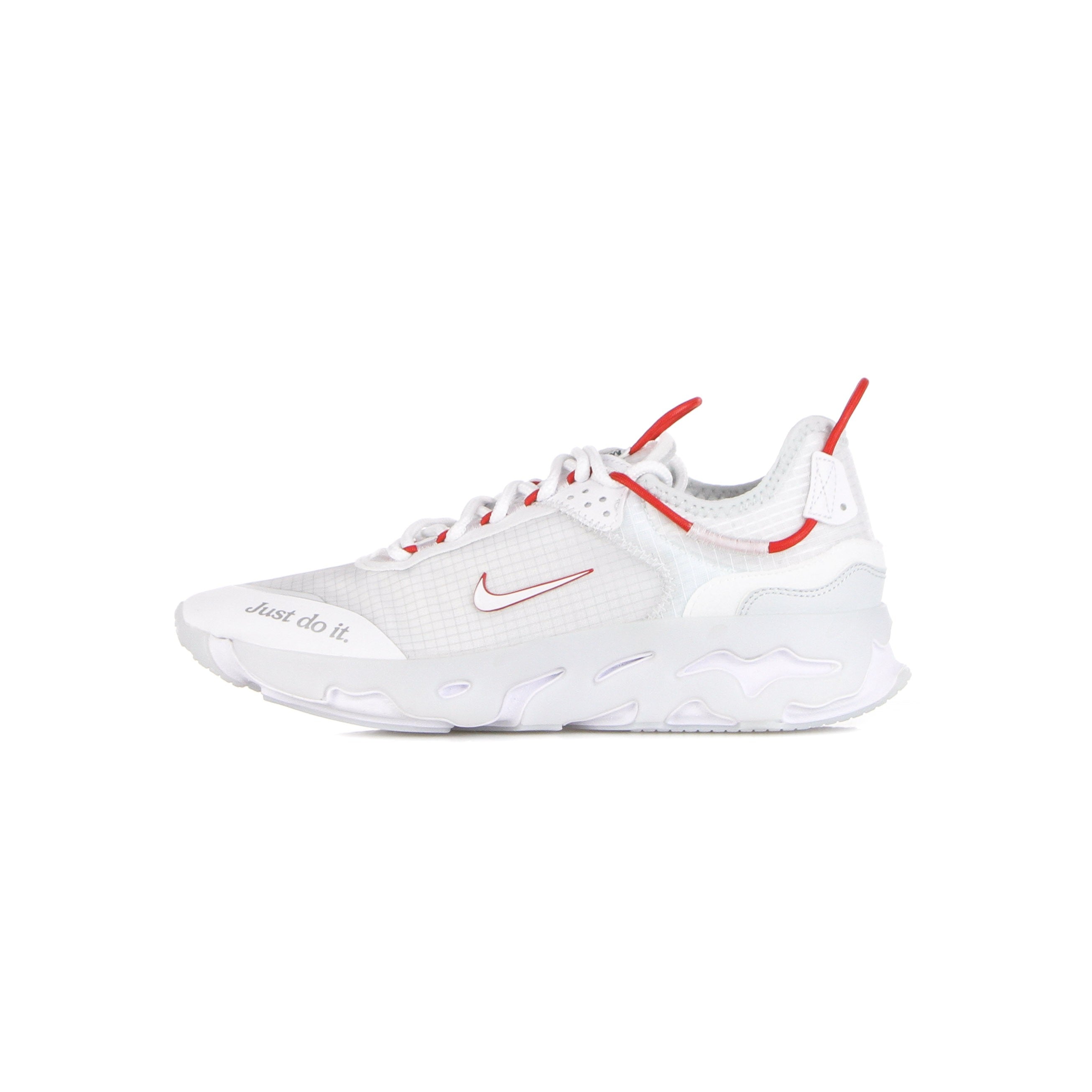 Nike, Scarpa Bassa Uomo 20300341802, White/white/university Red/noble Green