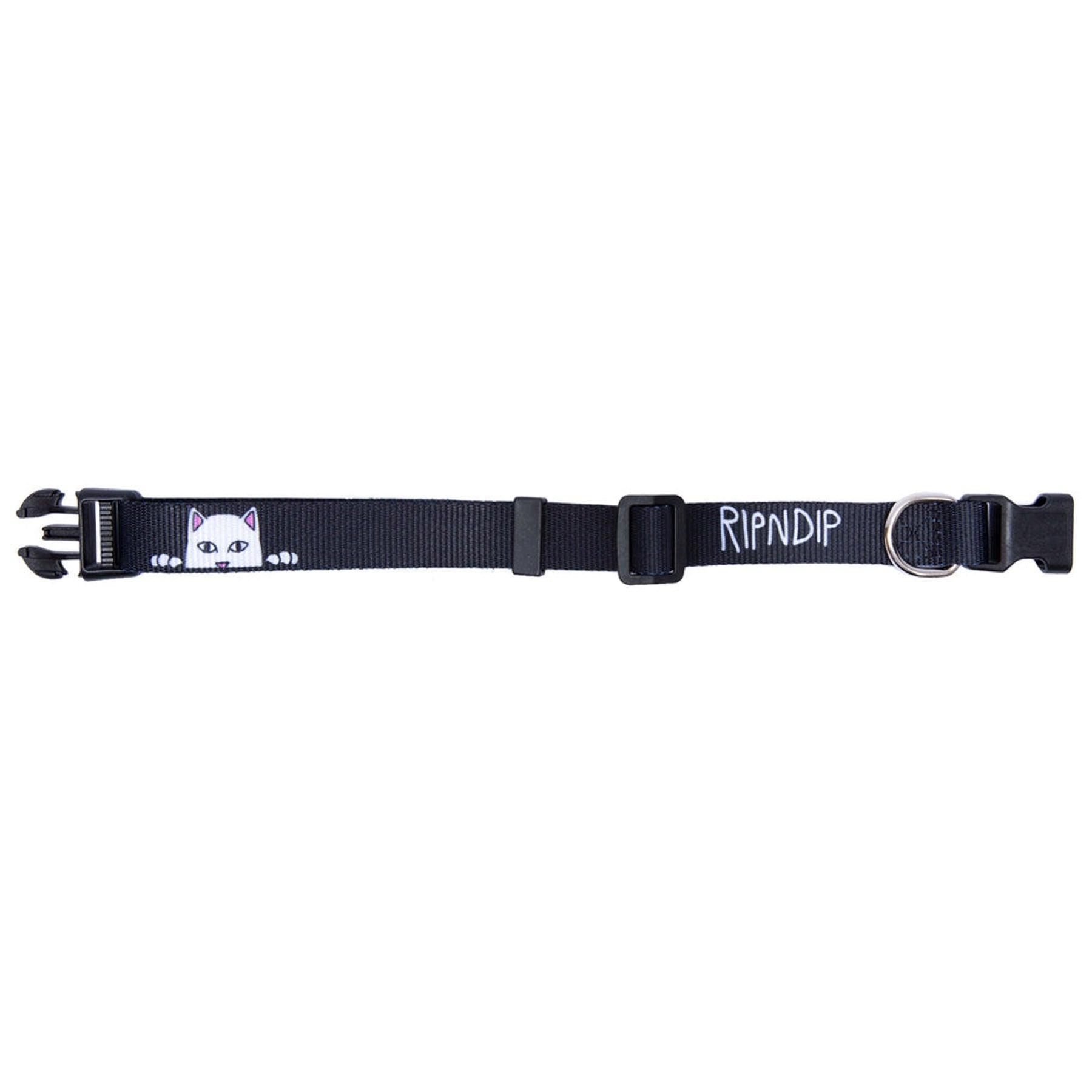 Ripndip, Barattolo Uomo Peek A Nerm Web Belt Pet Collar, Black