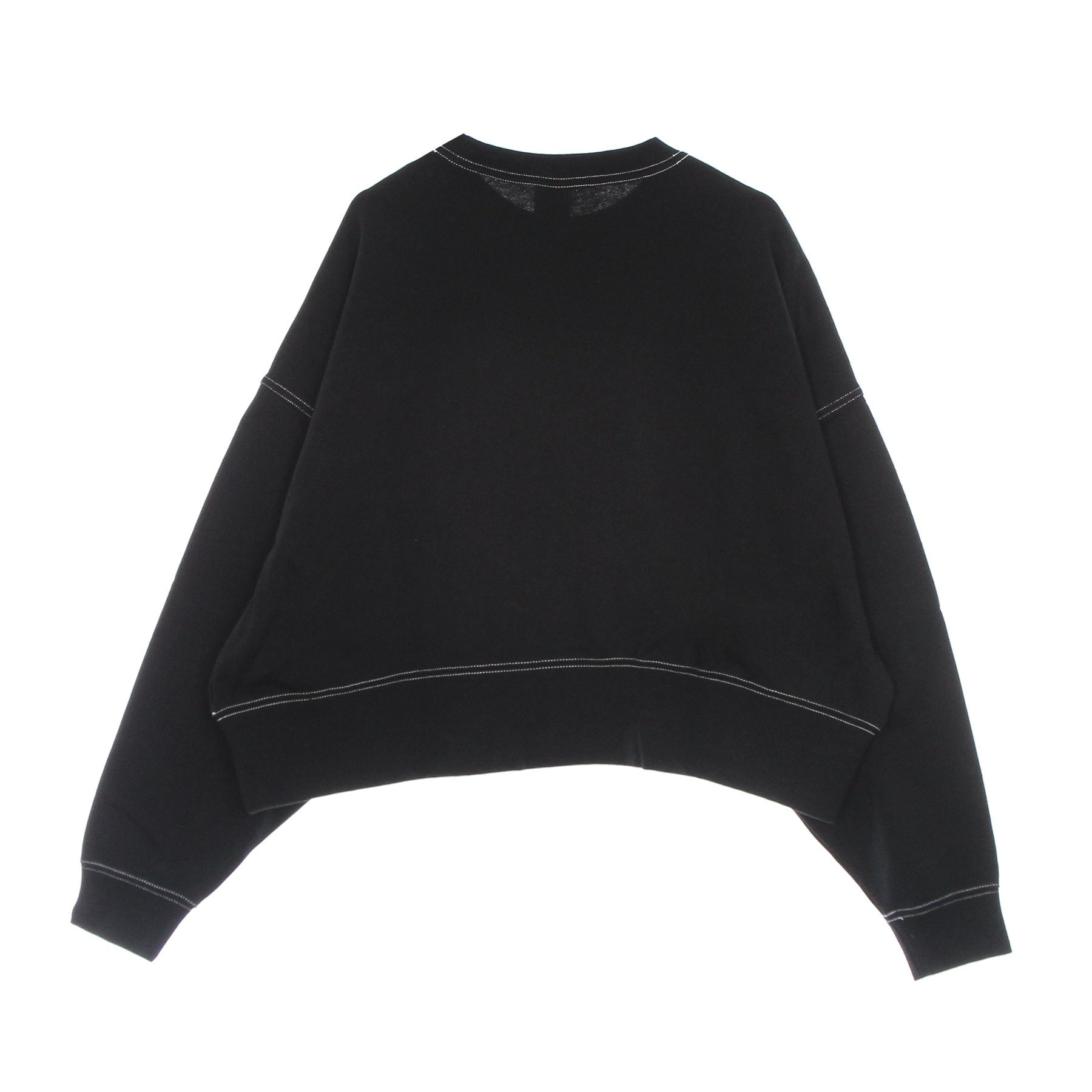 Nike, Felpa Leggera Girocollo Corta Donna Sportswear Swoosh Fleece Crew Md Cropped, 