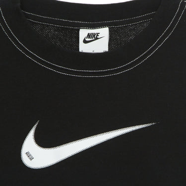 Nike, Felpa Leggera Girocollo Corta Donna Sportswear Swoosh Fleece Crew Md Cropped, 