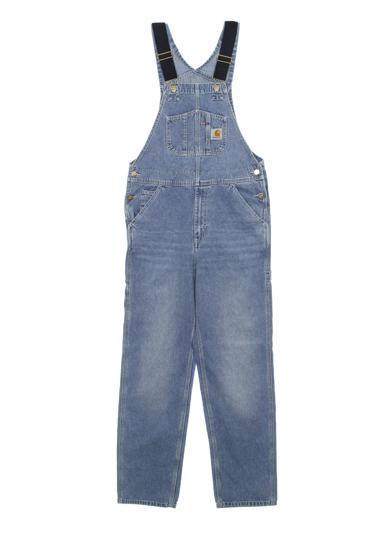 Men's Bib Overall Dungarees Blue Light True Washed