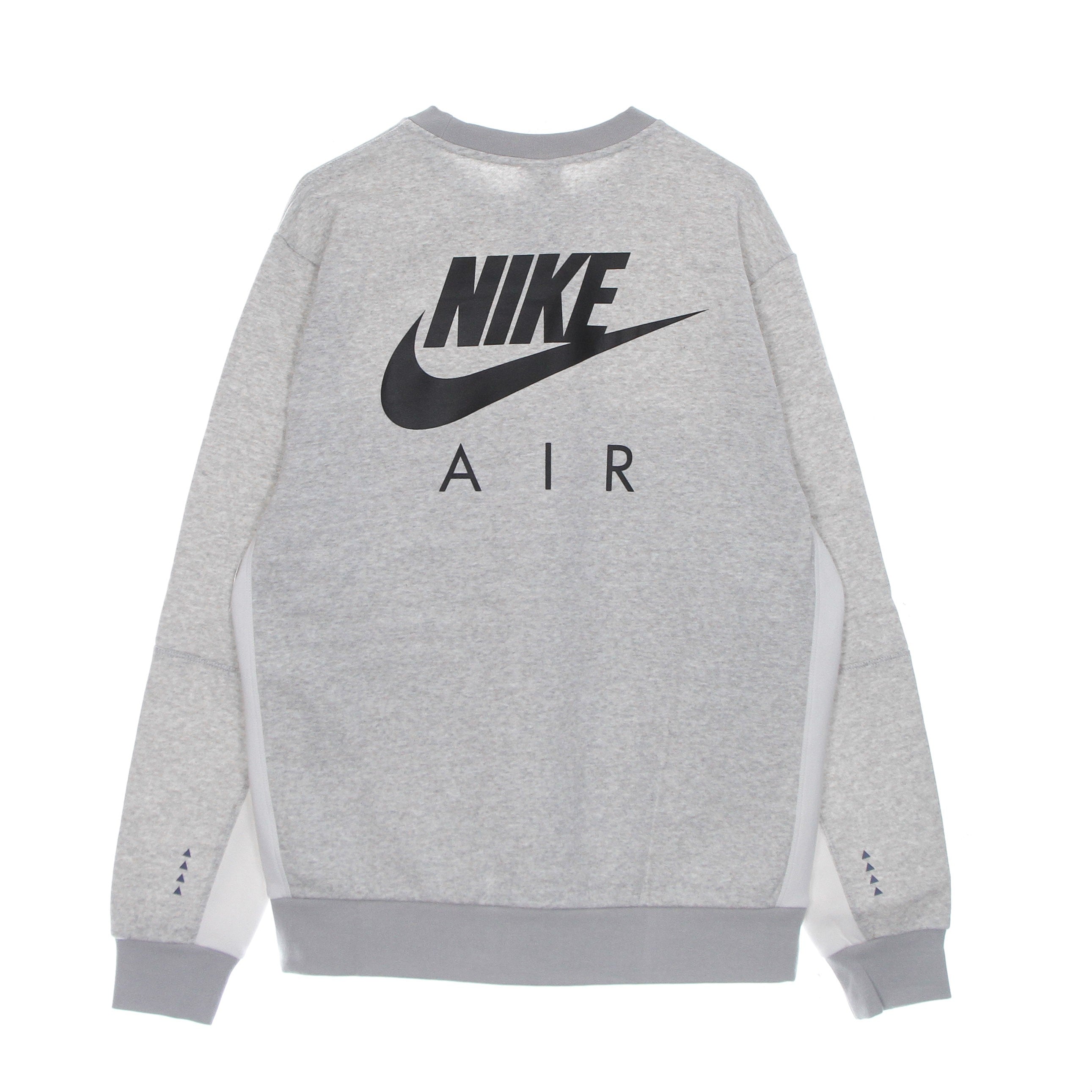 Nike, Felpa Girocollo Uomo Sportswear Air Brushed-back Crew, 