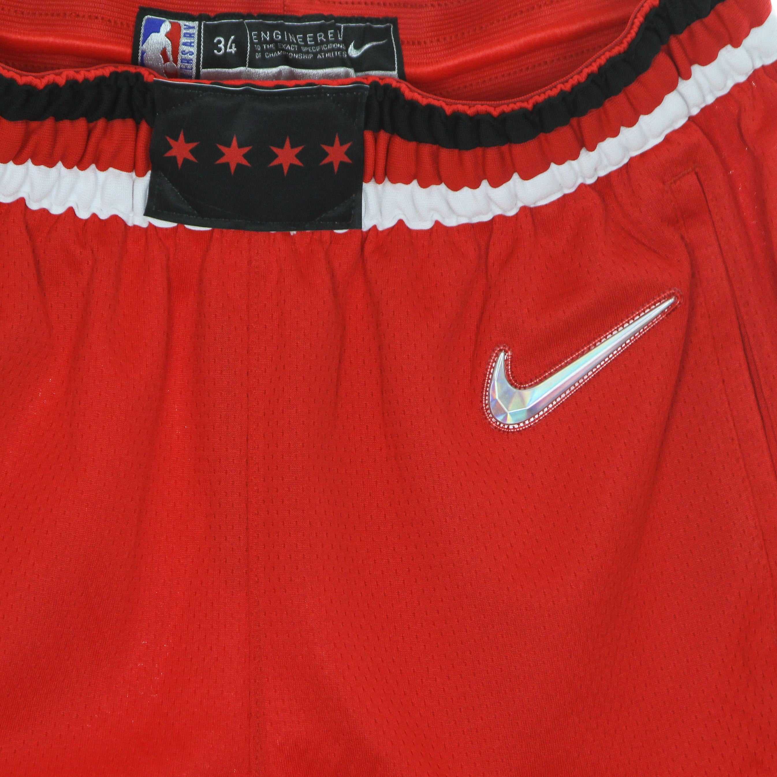 Nike Nba, Pantaloncino Basket Uomo Nba Dri-fit Swingman Shorts Mmt 21 Chibul, University Red/black/white