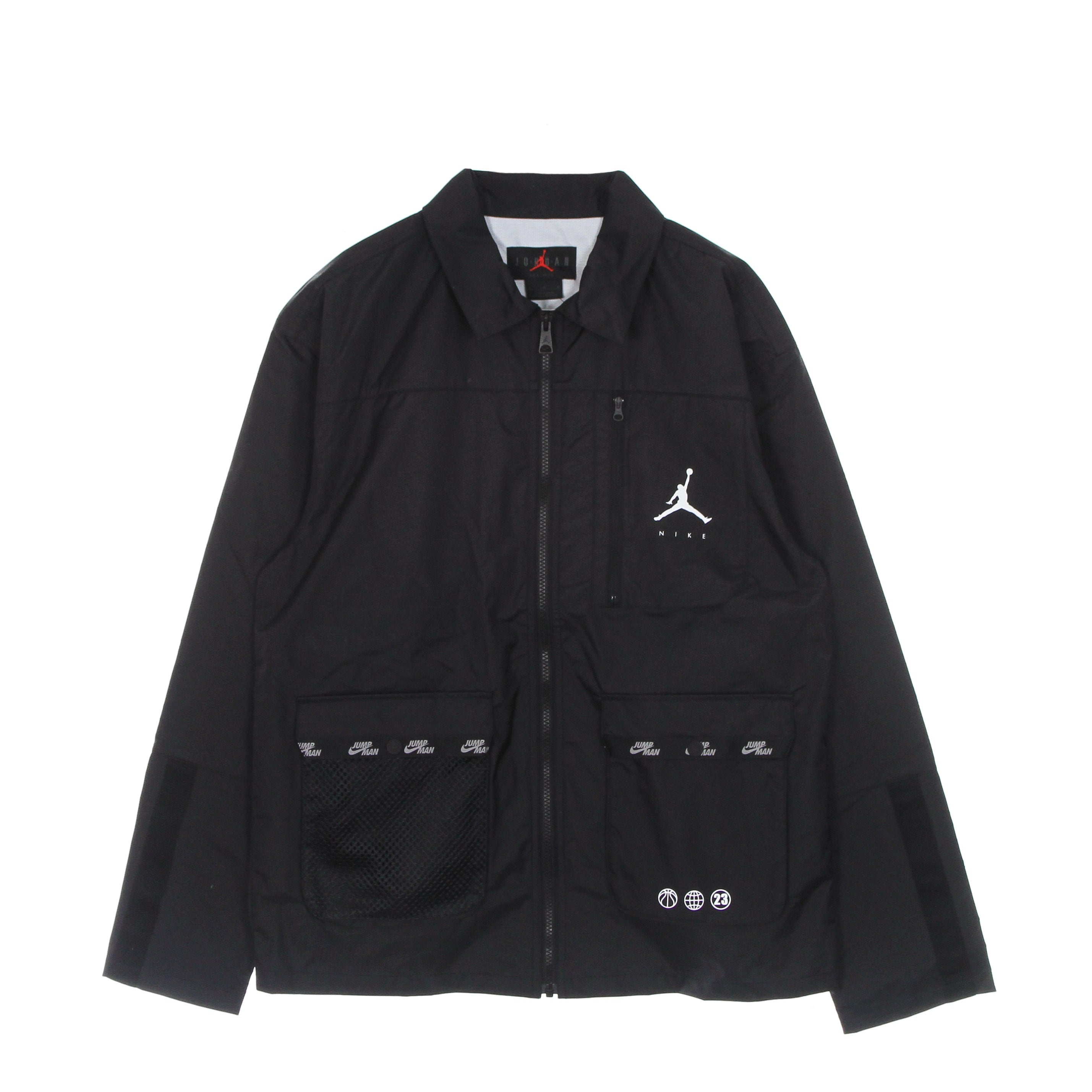 Jordan, Giacca Coach Jacket Uomo Jumpman Statement Jacket, Black