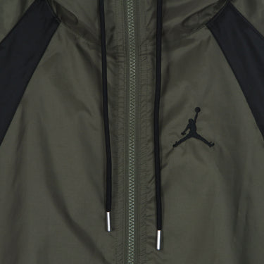 Jordan, Giacca A Vento Uomo Essentials Woven Jacket, Medium Olive/black