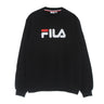 Fila, Felpa Leggera Girocollo Uomo Barbian Crew Sweat, Black Beauty