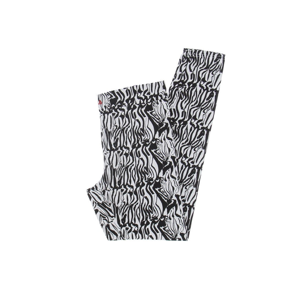 Fila, Leggins Donna Berg All Over Print Leggins, Bright White/abstract Zebra