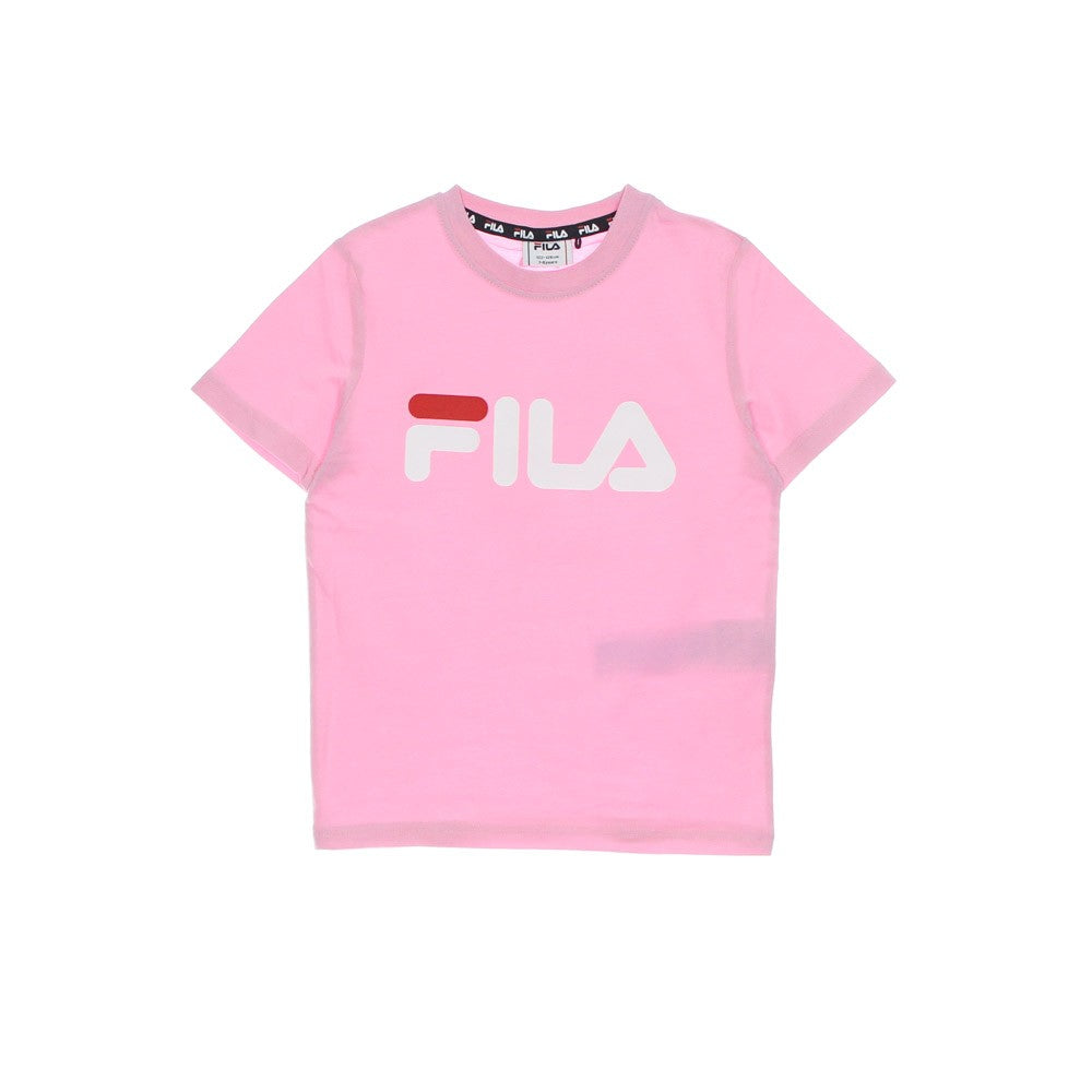 Fila, Maglietta Bambino Sala Classic Logo Tee, Lilac Sachet