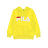 Fila, Felpa Leggera Cappuccio Bambino Svindal Classic Logo Hoody, Buttercup