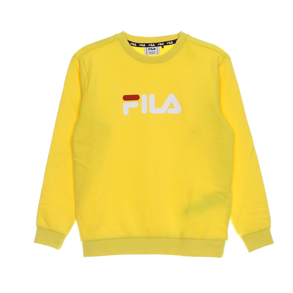 Fila, Felpa Leggera Girocollo Ragazzo Sordal Classic Logo Crew Sweat, Habanero Gold