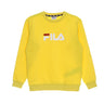 Fila, Felpa Leggera Girocollo Ragazzo Sordal Classic Logo Crew Sweat, Habanero Gold