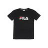 Fila, Maglietta Ragazzo Solberg Classic Logo Tee, Black Beauty