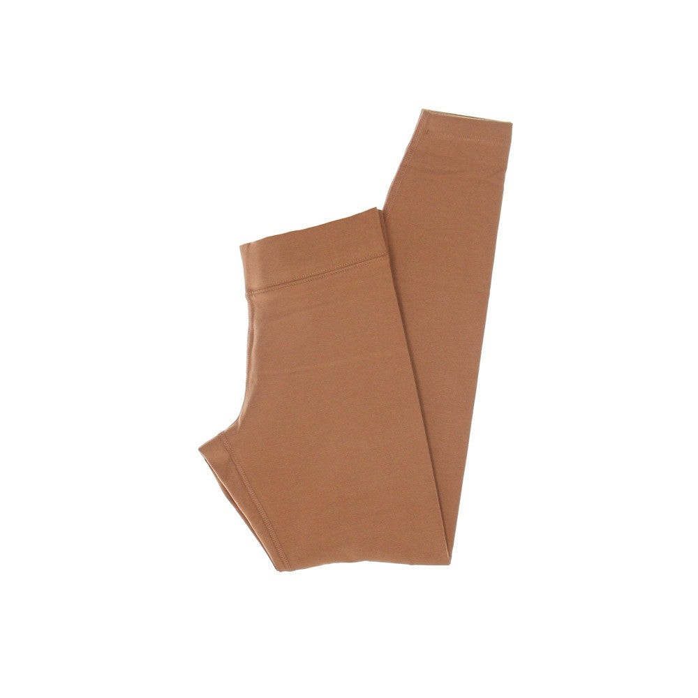 Nike, Leggins Donna W Sportswear Essential Legging Swoosh Mid-rise, Mineral Clay/white