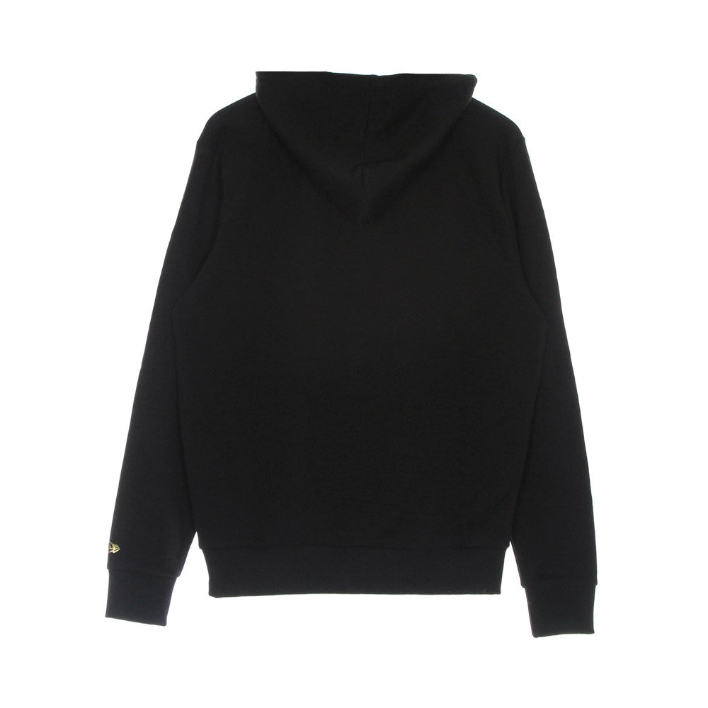 New Era, Felpa Leggera Cappuccio Uomo Nba Black And Gold Metallic Hoody Chibul, 
