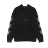 New Era, Felpa Cappuccio Uomo Nfl Distressed Sleeve Print Hoodie Lasrai, Black
