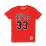 Mitchell & Ness, Maglietta Ragazzo Nba Last Dance Number 33 Tee Hardwood Classics Chibul, Red