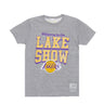 Mitchell & Ness, Maglietta Ragazzo Nba Lake Show Tee Hardwood Classics Loslak, Grey