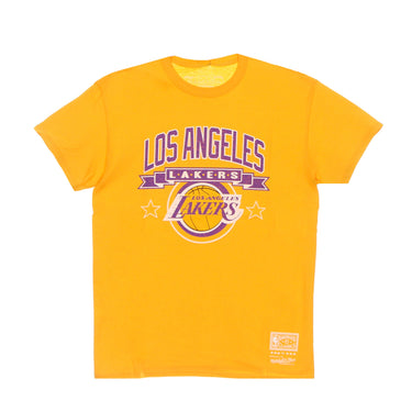 Mitchell & Ness, Maglietta Ragazzo Nba Los Angeles Lakers Tee Hardwood Classics Loslak, Yellow