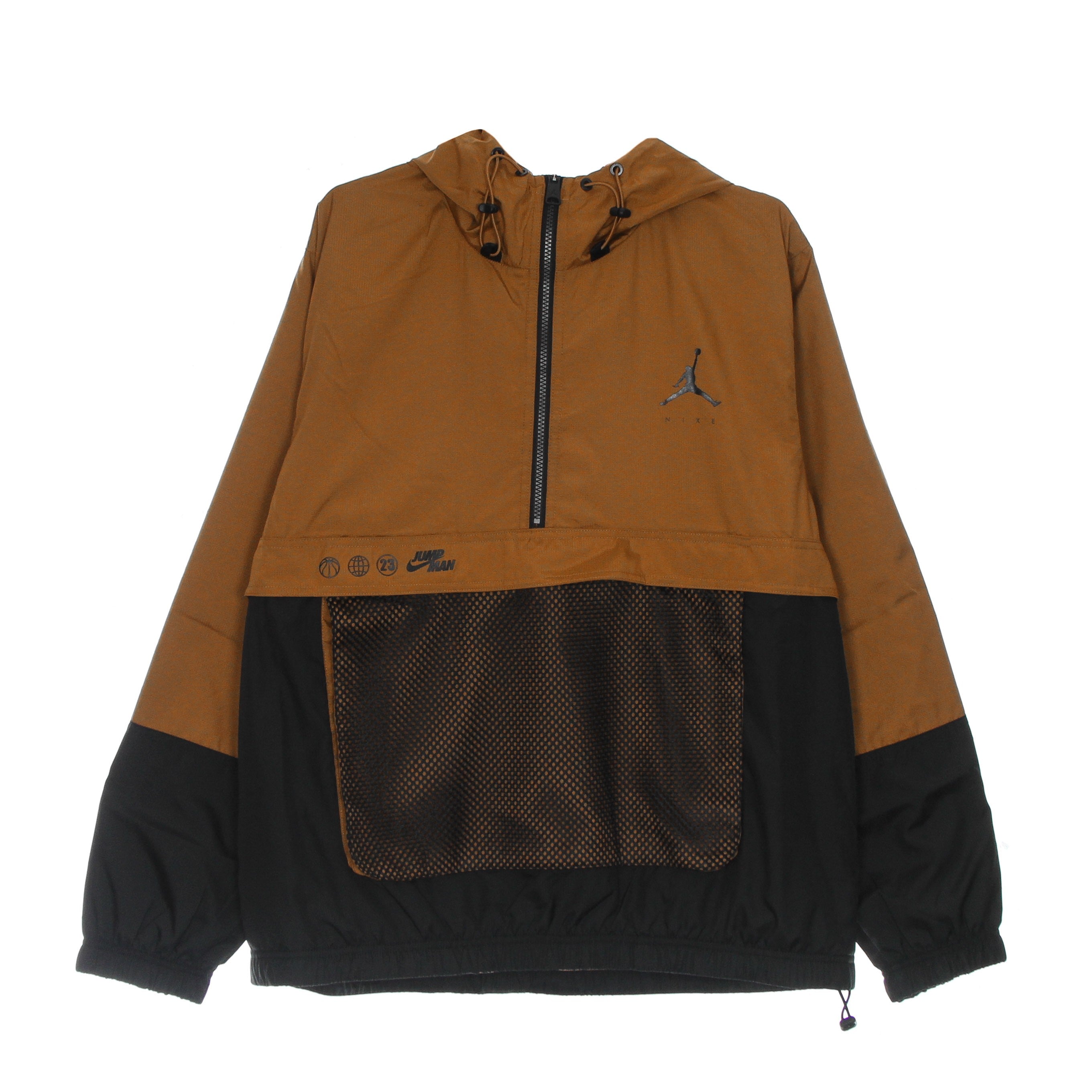 Jordan, Giacca Tuta Cappuccio Uomo Jumpman Statement Suit Jacket, Desert Bronze/black