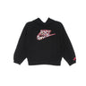 Nike, Felpa Leggera Cappuccio Bambina Wildflower Full Zip Hoody, Black