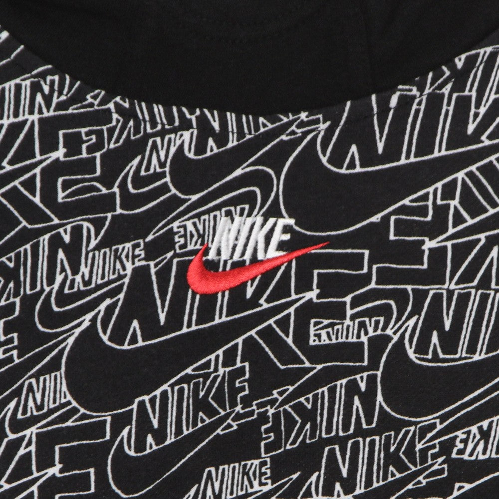 Nike, Felpa Leggera Cappuccio Bambino Nike Read Aop Po Hoodie, 