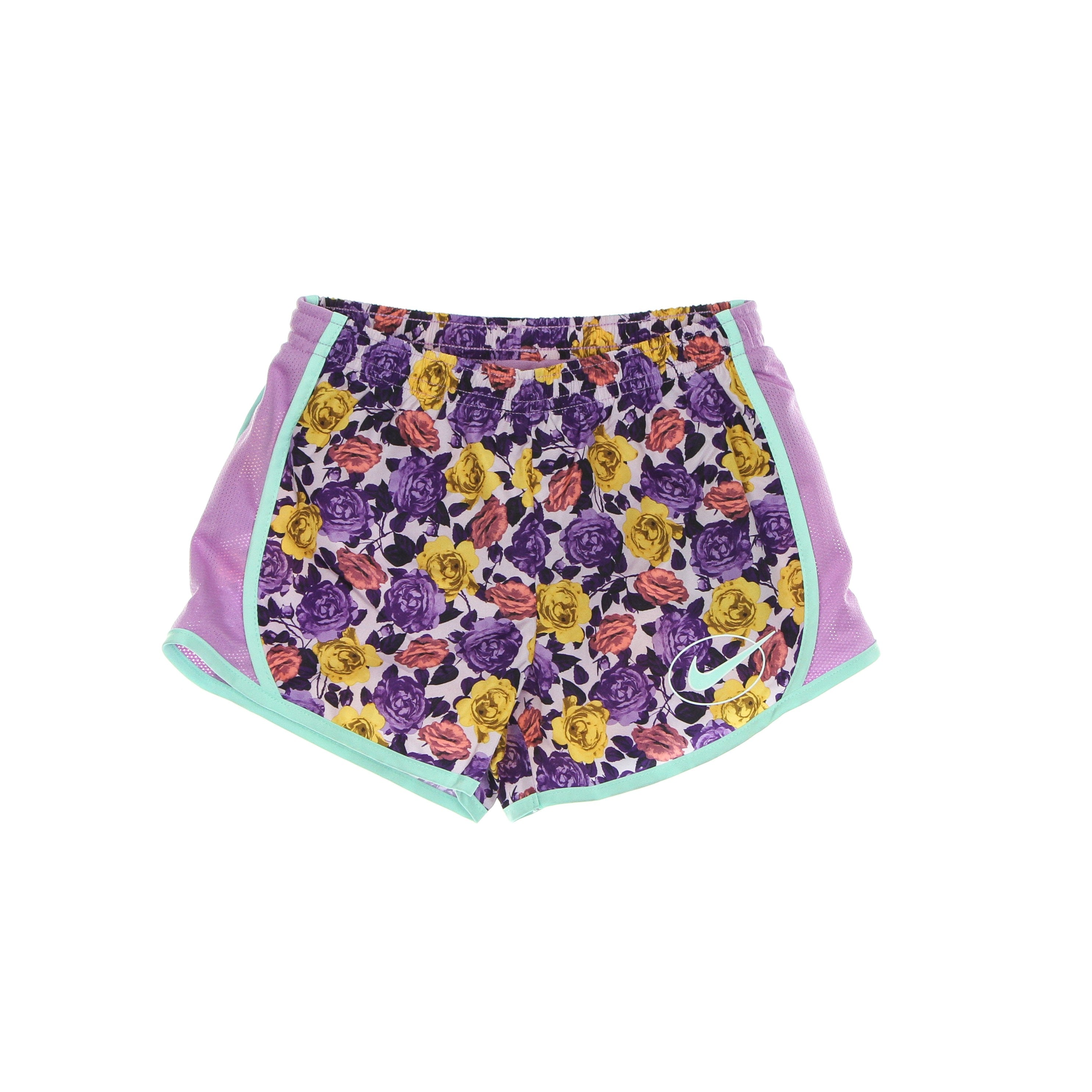 Nike, Pantaloncino Bambina Iconclash Aop Tempo Short, Violet Shock