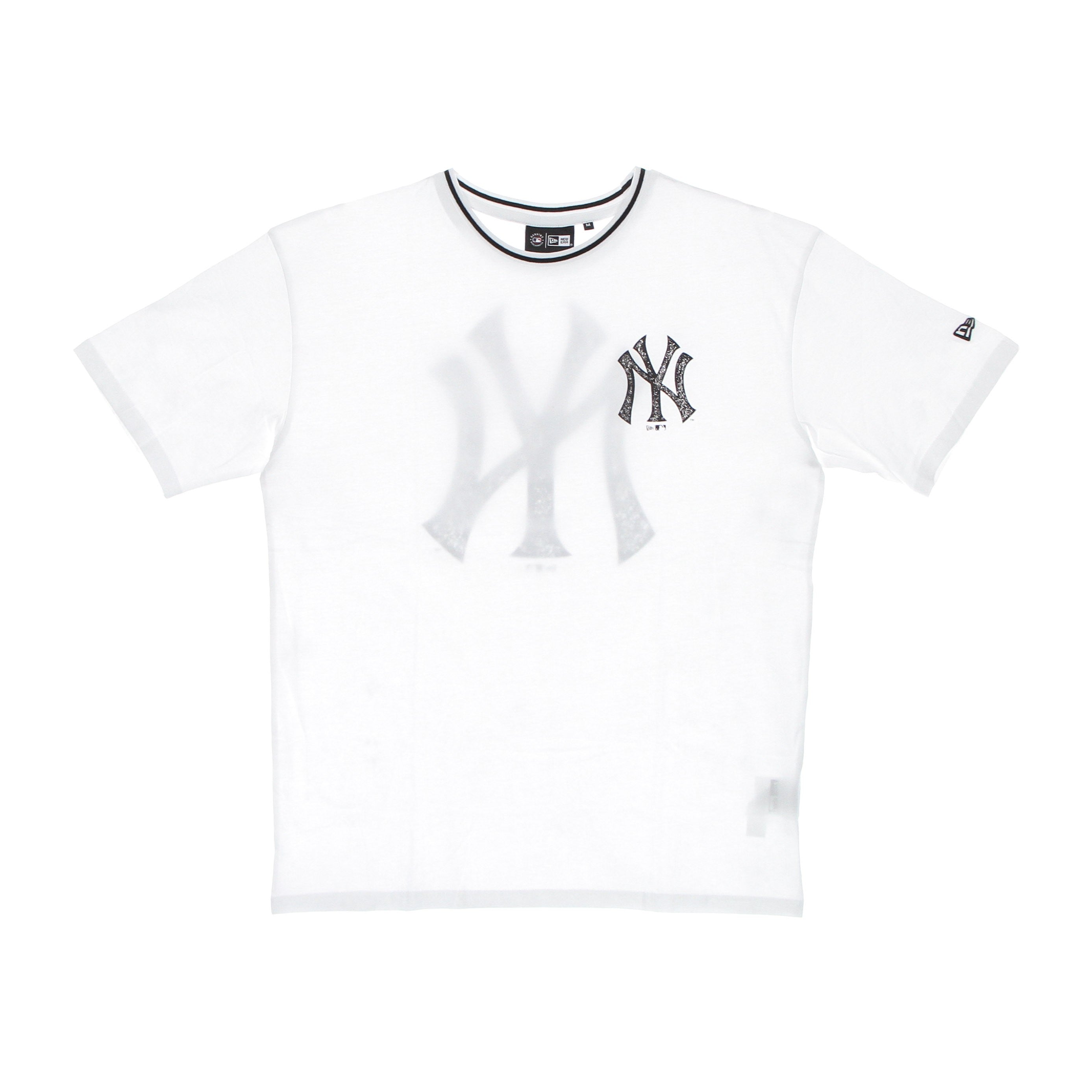 New Era, Maglietta Uomo Mlb Distressed Graphic Oversized Tee Neyyan, White