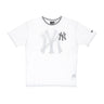 New Era, Maglietta Uomo Mlb Distressed Graphic Oversized Tee Neyyan, White