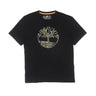 Timberland, Maglietta Uomo Tree Camo Tee, Black